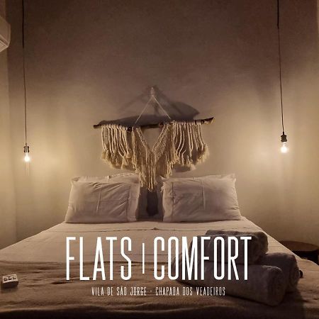 Novidade Flats Comfort Na Vila De Sao Jorge - Chapada Dos Veadeiros Hotel Kültér fotó
