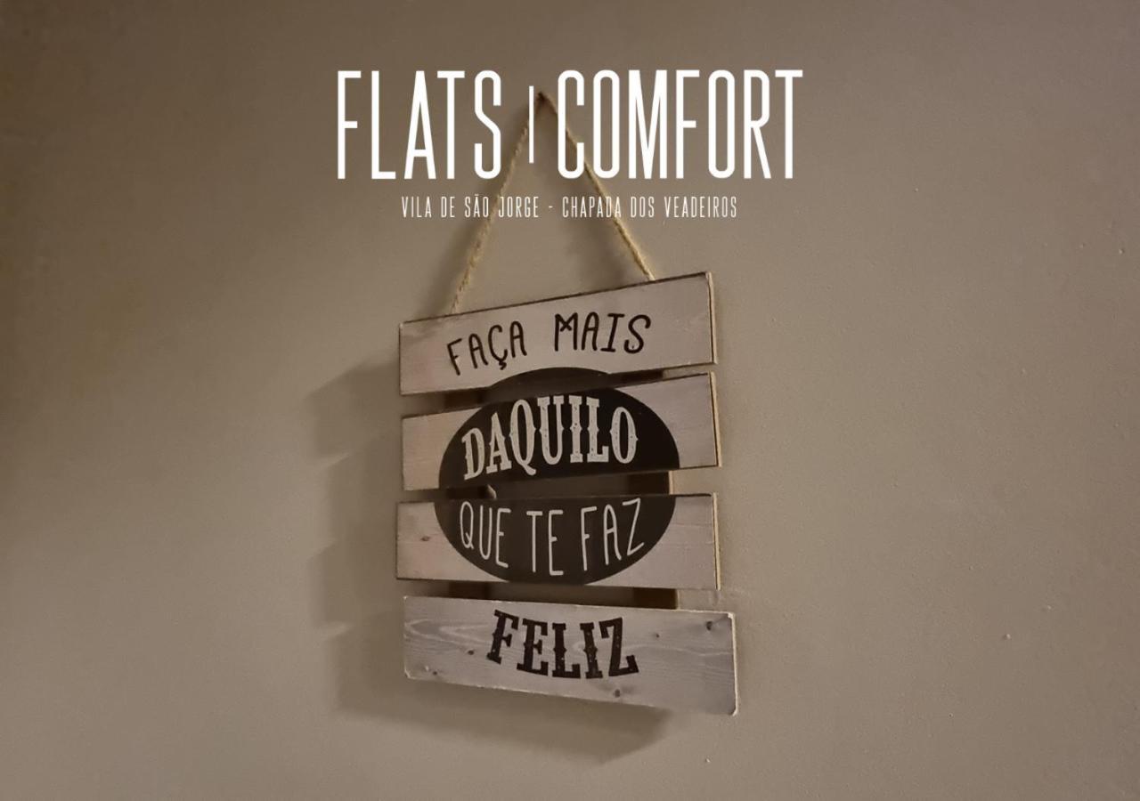 Novidade Flats Comfort Na Vila De Sao Jorge - Chapada Dos Veadeiros Hotel Kültér fotó