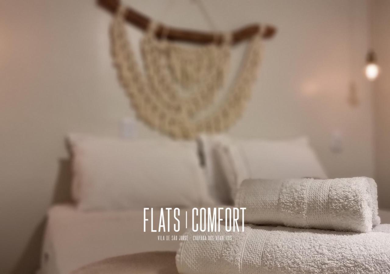Novidade Flats Comfort Na Vila De Sao Jorge - Chapada Dos Veadeiros Hotel Kültér fotó
