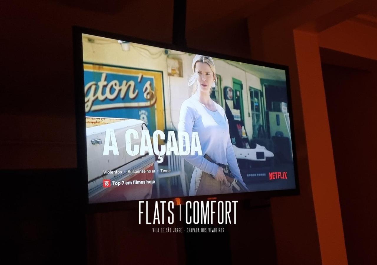 Novidade Flats Comfort Na Vila De Sao Jorge - Chapada Dos Veadeiros Hotel Kültér fotó
