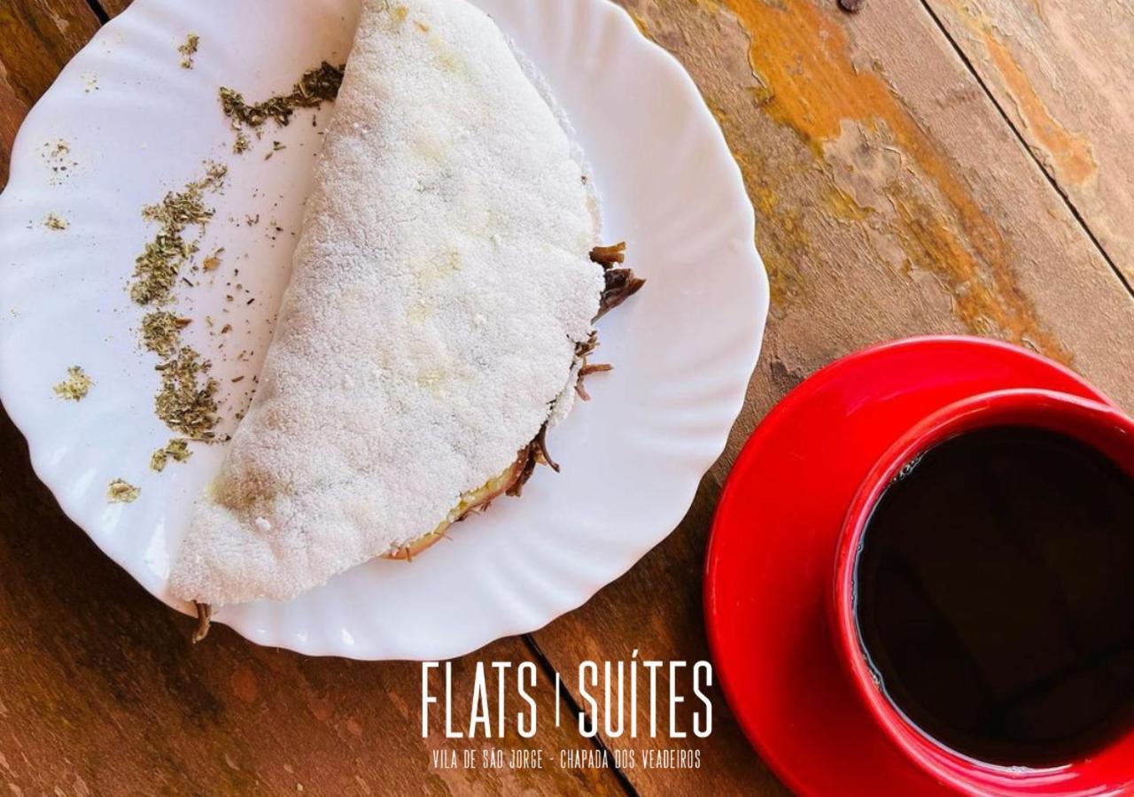 Novidade Flats Comfort Na Vila De Sao Jorge - Chapada Dos Veadeiros Hotel Kültér fotó